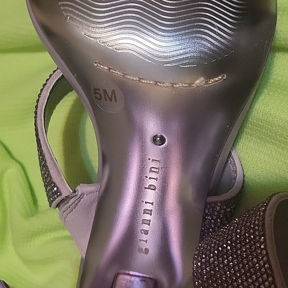 Giannini Bini block heels Rhinestones - Picture 5 of 5